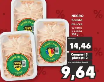 Kaufland NEGRO Salată de icre Ofertă