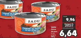 Kaufland SADU Carne de porc Ofertă