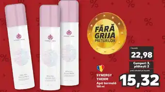 Kaufland SYNERGY THERM Apă termală Ofertă