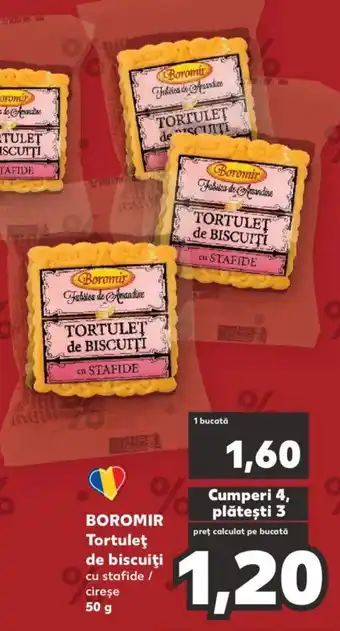 Kaufland BOROMIR Tortuleţ de biscuiţi Ofertă