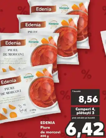 Kaufland EDENIA Piure de morcovi Ofertă