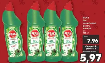 Kaufland PEAK Gel dezinfectant pentru toaletă Ofertă