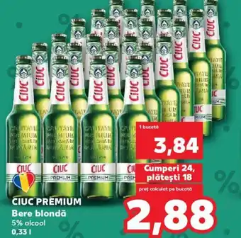 Kaufland CIUC PREMIUM Bere blondă Ofertă