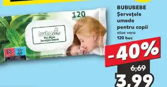 Kaufland BUBUBEBE Șervețele umede pentru copii Ofertă