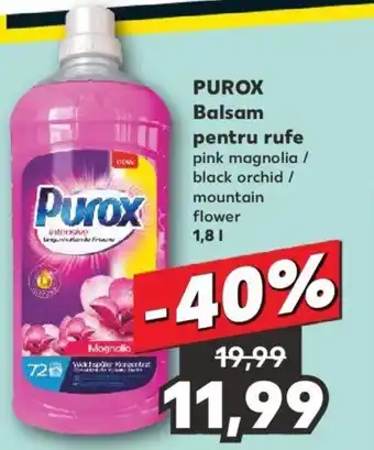 Kaufland PUROX Balsam pentru rufe Ofertă