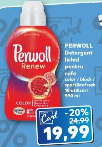 Kaufland PERWOLL Detergent lichid pentru rufe Ofertă