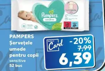Kaufland PAMPERS Şerveţele umede pentru copii Ofertă