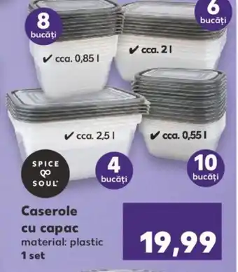 Kaufland Caserole cu capac Ofertă