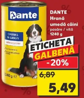 Kaufland DANTE Hrană umedă câini Ofertă