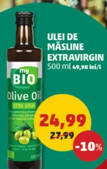 Penny ULEI DE MĂSLINE EXTRAVIRGIN 500 ml Ofertă