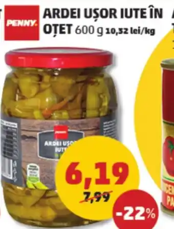 Penny ARDEI UȘOR IUTE ÎN OȚET Ofertă