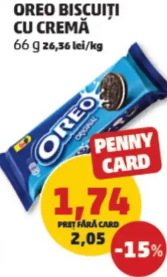 Penny OREO BISCUITI CU CREMĂ Ofertă