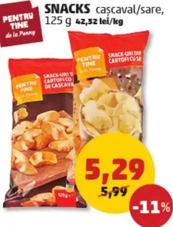 Penny SNACKS cașcaval/sare Ofertă
