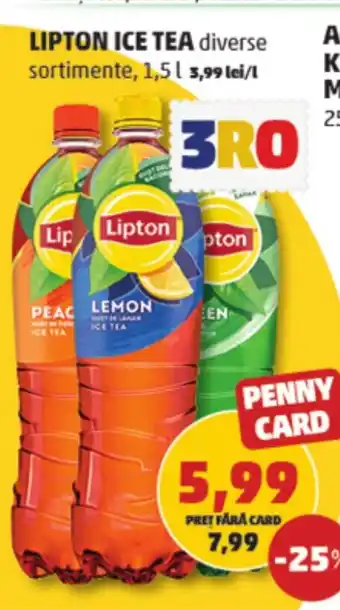 Penny LIPTON ICE TEA 1.5L Ofertă