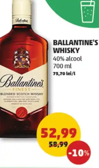 Penny BALLANTINE'S WHISKY 700ml Ofertă