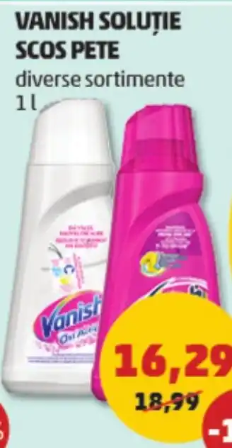 Penny VANISH SOLUŢIE SCOS PETE Ofertă