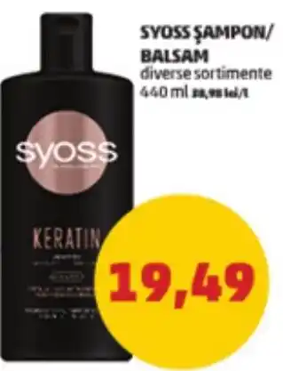 Penny SYOSS ŞAMPON/ BALSAM Ofertă