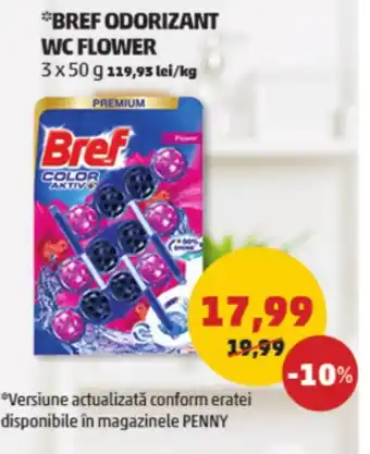 Penny BREF ODORIZANT WC FLOWER Ofertă