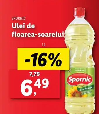 Lidl SPORNIC Ulei de floarea-soarelui Ofertă
