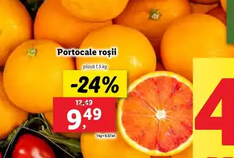 Lidl Portocale roșii Ofertă