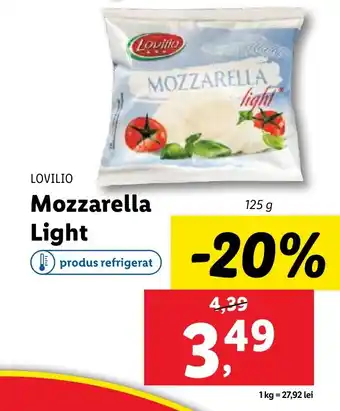 LOVILIO Mozzarella Light