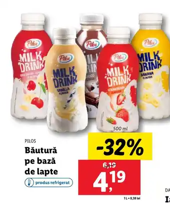 Lidl PILOS Băutură pe bază de lapte Ofertă