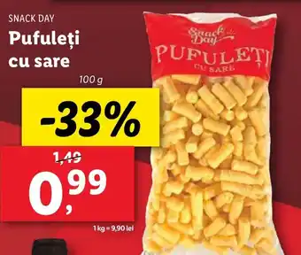 Lidl SNACK DAY Pufuleţi cu sare Ofertă