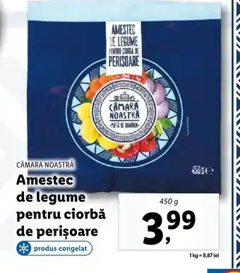 Lidl CĂMARA NOASTRĂ Amestec de legume pentru ciorbă de perişoare Ofertă