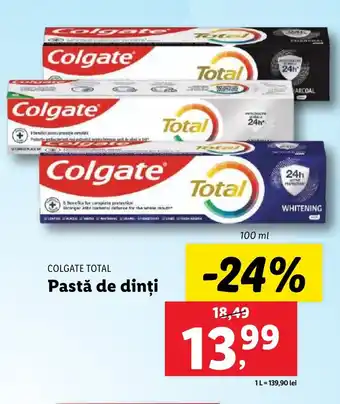 Lidl COLGATE TOTAL Pastă de dinți Ofertă