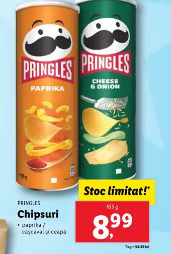Lidl PRINGLES Chipsuri Ofertă