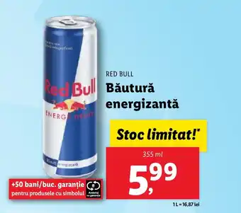 Lidl RED BULL Băutură energizantă Ofertă
