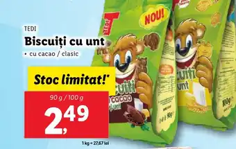 Lidl TEDI Biscuiţi cu unt Ofertă