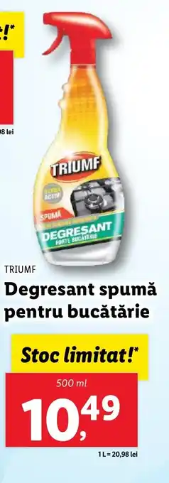 TRIUMF Degresant spumă pentru bucătărie