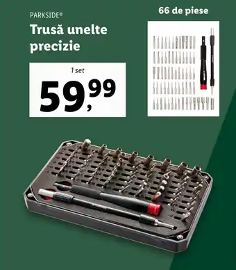 Lidl PARKSIDE Trusă unelte precizie Ofertă