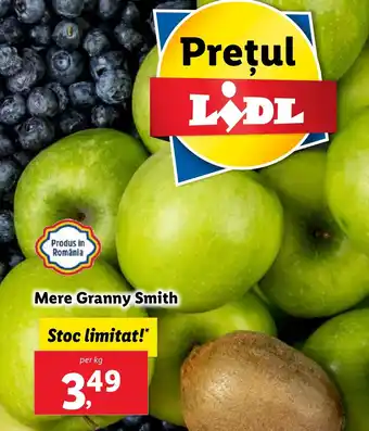 Lidl Mere Granny Smith Ofertă