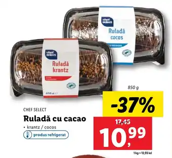Lidl CHEF SELECT Ruladă cu cacao Ofertă