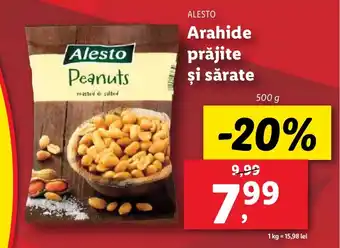 Lidl ALESTO Arahide prăjite şi sărate Ofertă