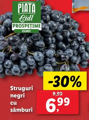 Lidl Struguri negri cu sâmburi Ofertă