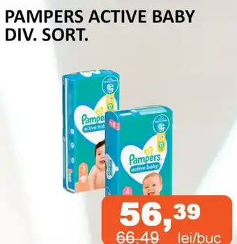 Unicarm PAMPERS ACTIVE BABY DIV. SORT. Ofertă