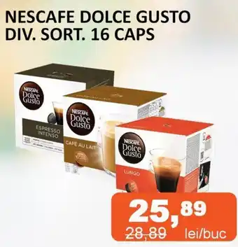 Unicarm NESCAFE DOLCE GUSTO DIV. SORT. 16 CAPS Ofertă