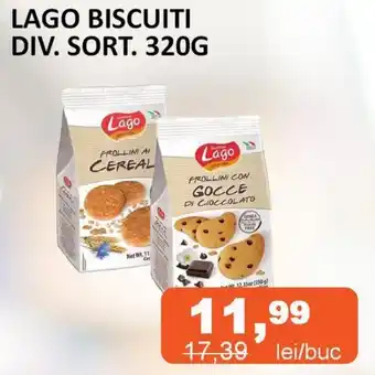 Unicarm LAGO BISCUITI DIV. SORT. 320G Ofertă