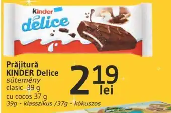 Supeco Prăjitură KINDER Delice Ofertă