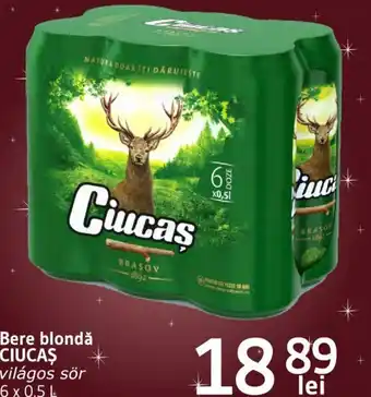 Supeco Bere blondă CIUCAŞ Ofertă