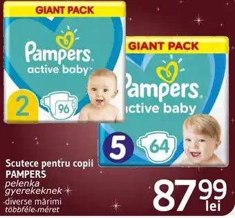 Supeco Scutece pentru copii PAMPERS Ofertă
