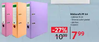 Selgros Biblioraft PP A4 Ofertă