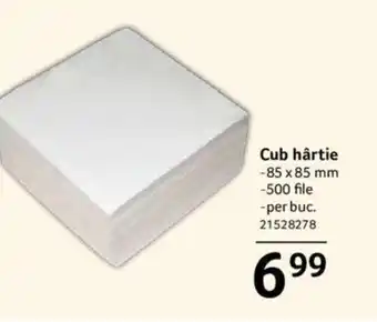 Selgros Cub hârtie Ofertă