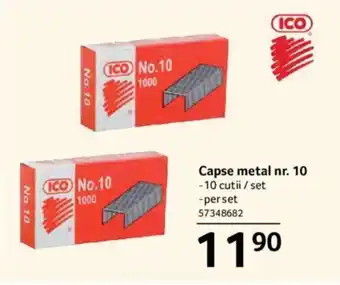 Selgros Capse metal nr. 10 Ofertă