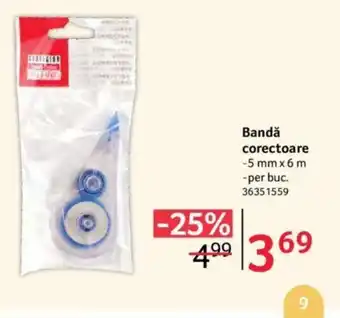 Bandă corectoare