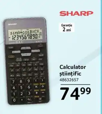 Selgros SHARP Calculator ştiinţific Ofertă
