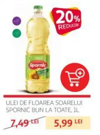 Auchan ULEI DE FLOAREA SOARELUI SPORNIC BUN LA TOATE, IL Ofertă